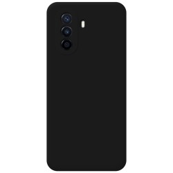 Funda Silicona Líquida Ultra Suave para Huawei Nova Y70 color Negra 2