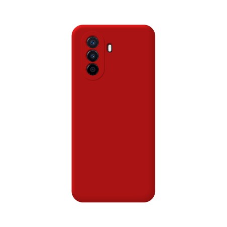 Funda Silicona Líquida Ultra Suave para Huawei Nova Y70 color Roja