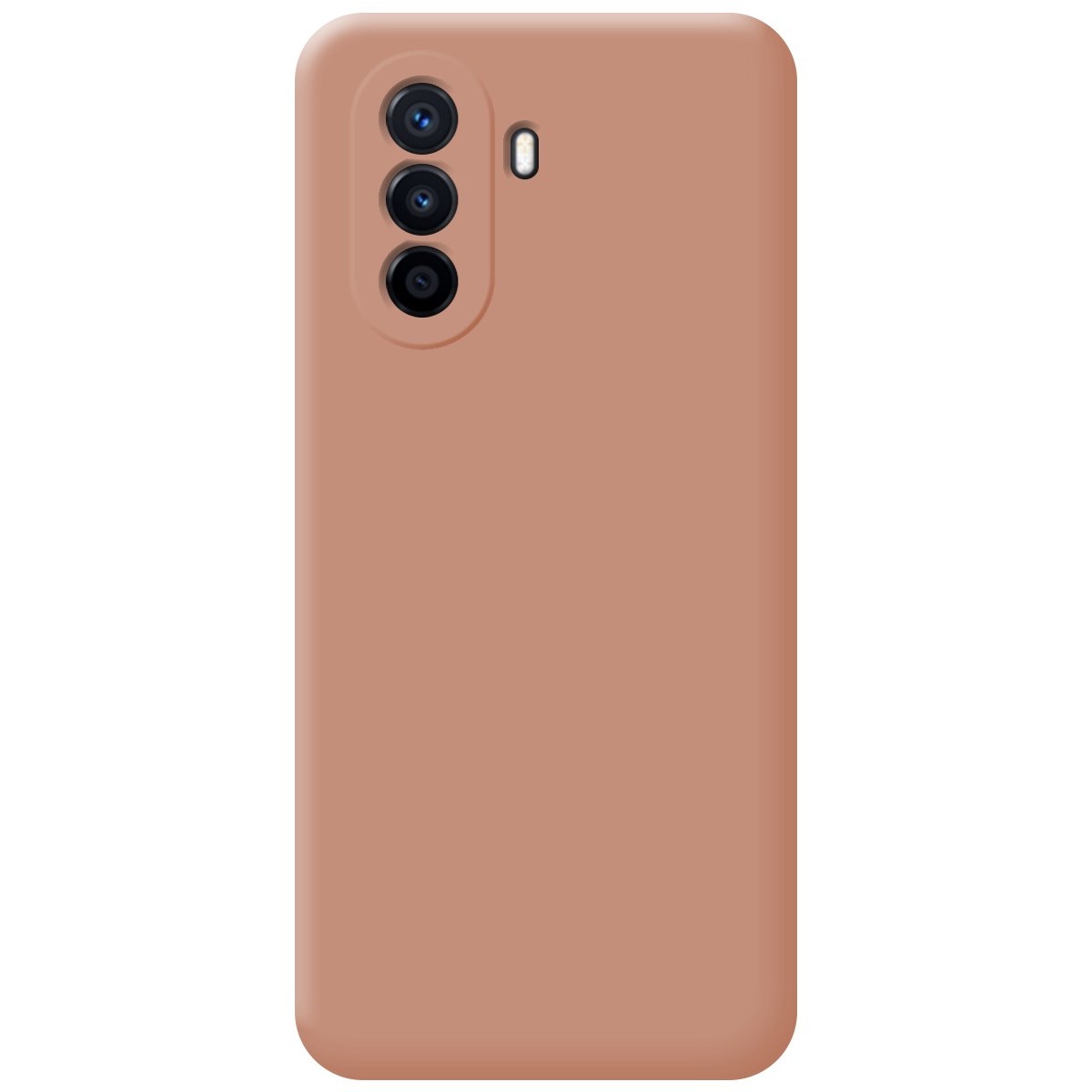 Funda Silicona Líquida Ultra Suave para Huawei Nova Y70 color Rosa