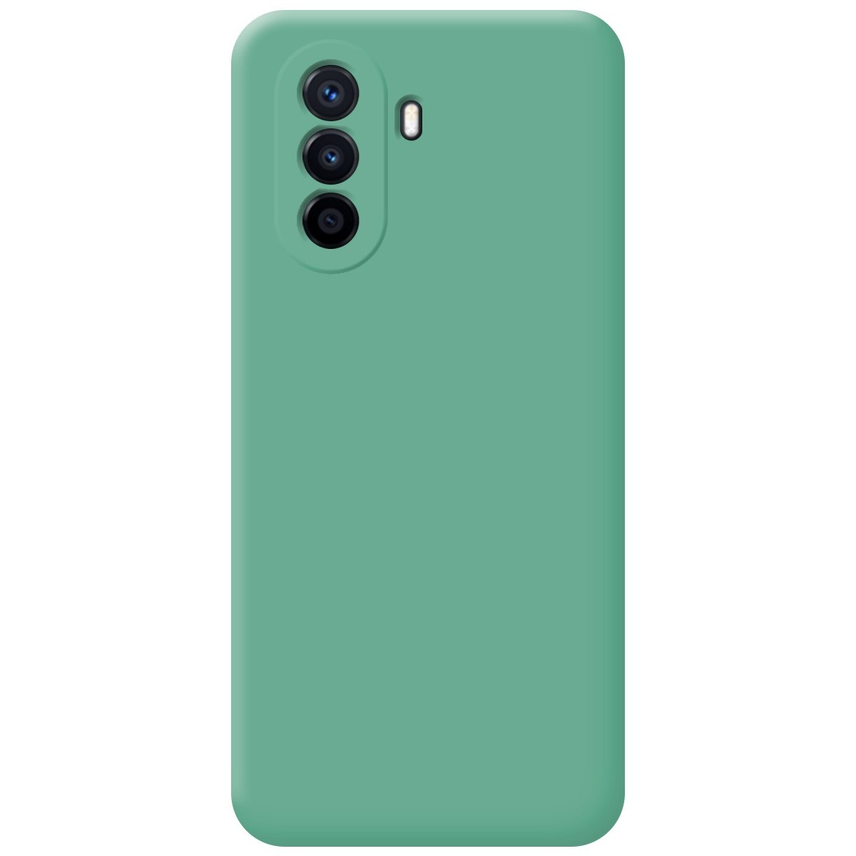 Funda Silicona Líquida Ultra Suave para Huawei Nova Y70 color Verde