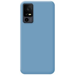 Funda Silicona Líquida Ultra Suave para TCL 40 R 5G color Azul 2