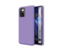 Funda Silicona Líquida Ultra Suave para Zte Blade A72 5G color Morada