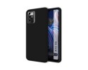 Funda Silicona Líquida Ultra Suave para Zte Blade A72 5G color Negra