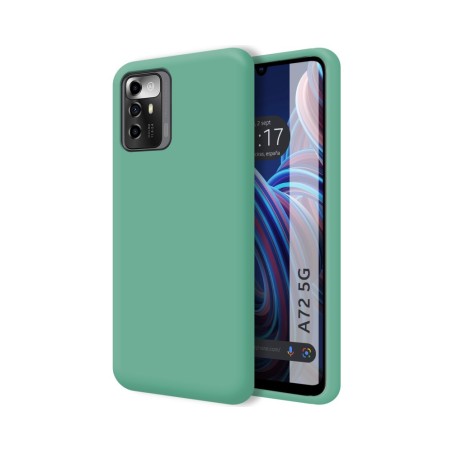 Funda Silicona Líquida Ultra Suave para Zte Blade A72 5G color Verde