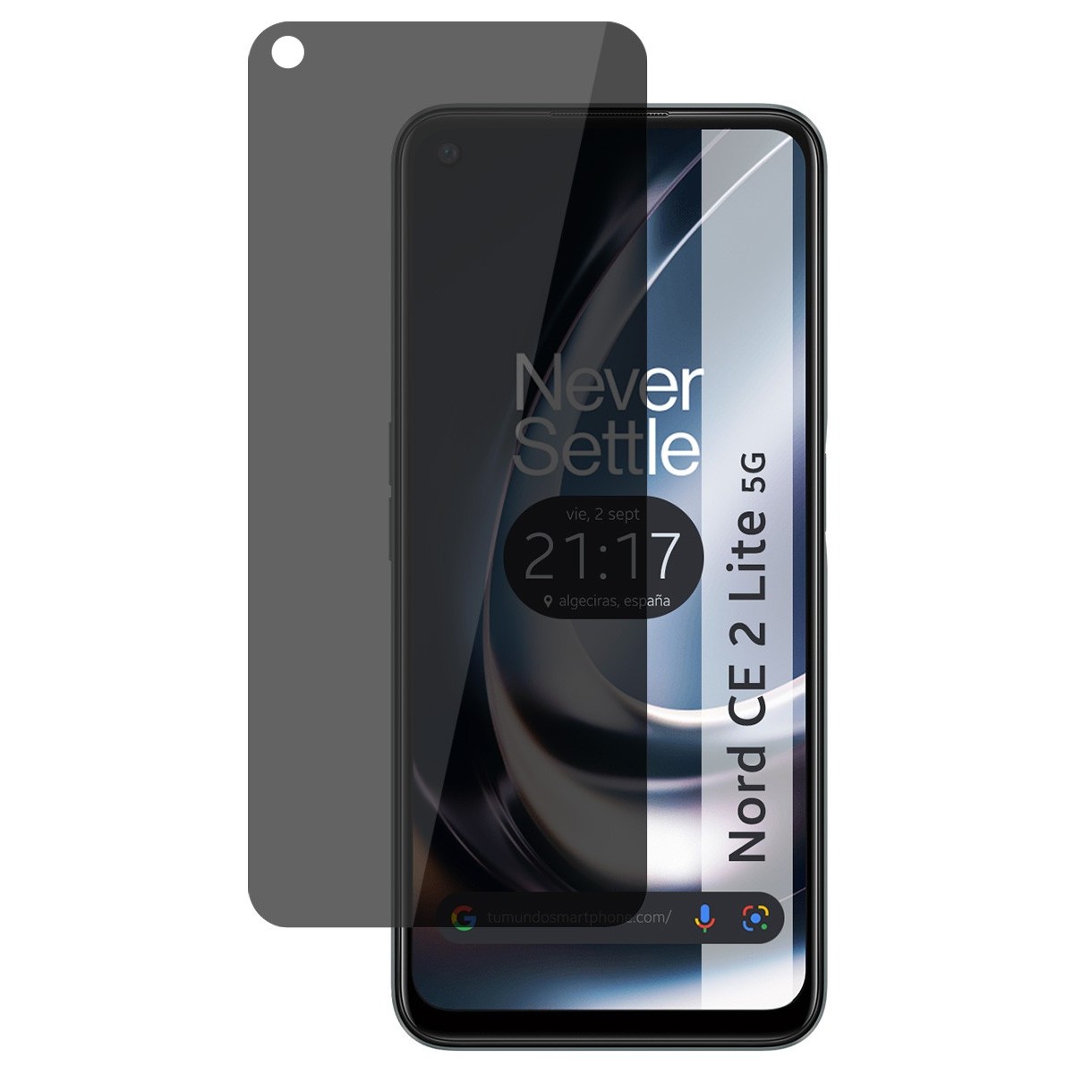 Protector Pantalla Hidrogel Privacidad Antiespías para Oneplus Nord CE 2 Lite 5G