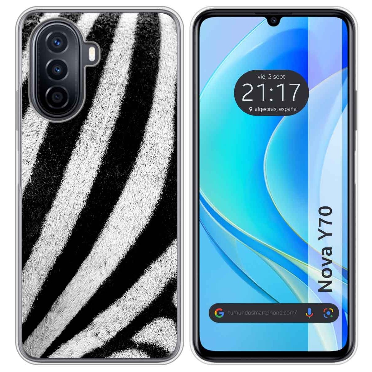 Funda Silicona para Huawei Nova Y70 diseño Animal 02 Dibujos