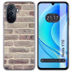 Funda Silicona para Huawei Nova Y70 diseño Ladrillo 01 Dibujos