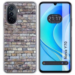 Funda Silicona para Huawei Nova Y70 diseño Ladrillo 02 Dibujos