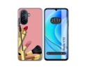 Funda Silicona para Huawei Nova Y70 diseño Brochas Dibujos