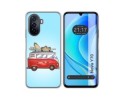Funda Silicona para Huawei Nova Y70 diseño Furgoneta Dibujos