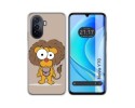 Funda Silicona para Huawei Nova Y70 diseño Leon Dibujos