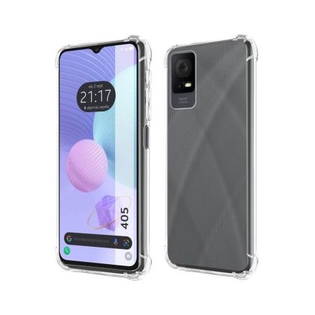 Funda Silicona Antigolpes Transparente para TCL 405