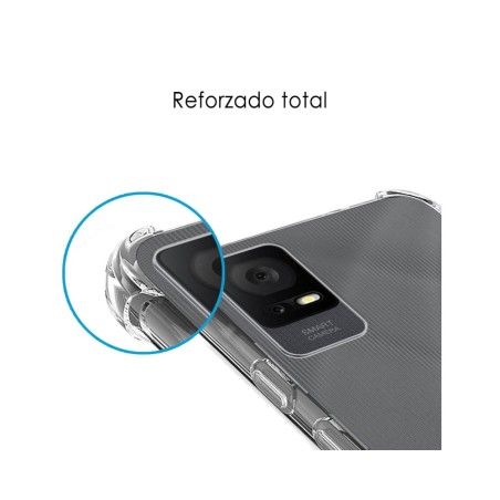 Funda Silicona Antigolpes Transparente para TCL 405