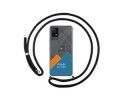 Personaliza tu Funda Colgante Transparente para TCL 405 con Cordon Negro Dibujo Personalizada