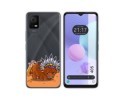Funda Silicona Transparente para TCL 405 diseño Bufalo Dibujos