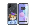 Funda Silicona Transparente para TCL 405 diseño Cabra Dibujos