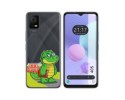 Funda Silicona Transparente para TCL 405 diseño Coco Dibujos