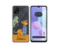 Funda Silicona Transparente para TCL 405 diseño Jirafa Dibujos
