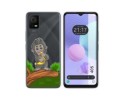 Funda Silicona Transparente para TCL 405 diseño Mono Dibujos