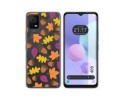 Funda Silicona Transparente para TCL 405 diseño Otoño Dibujos