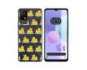 Funda Silicona Transparente para TCL 405 diseño Pato Dibujos