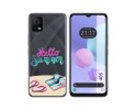 Funda Silicona Transparente para TCL 405 diseño Summer Dibujos