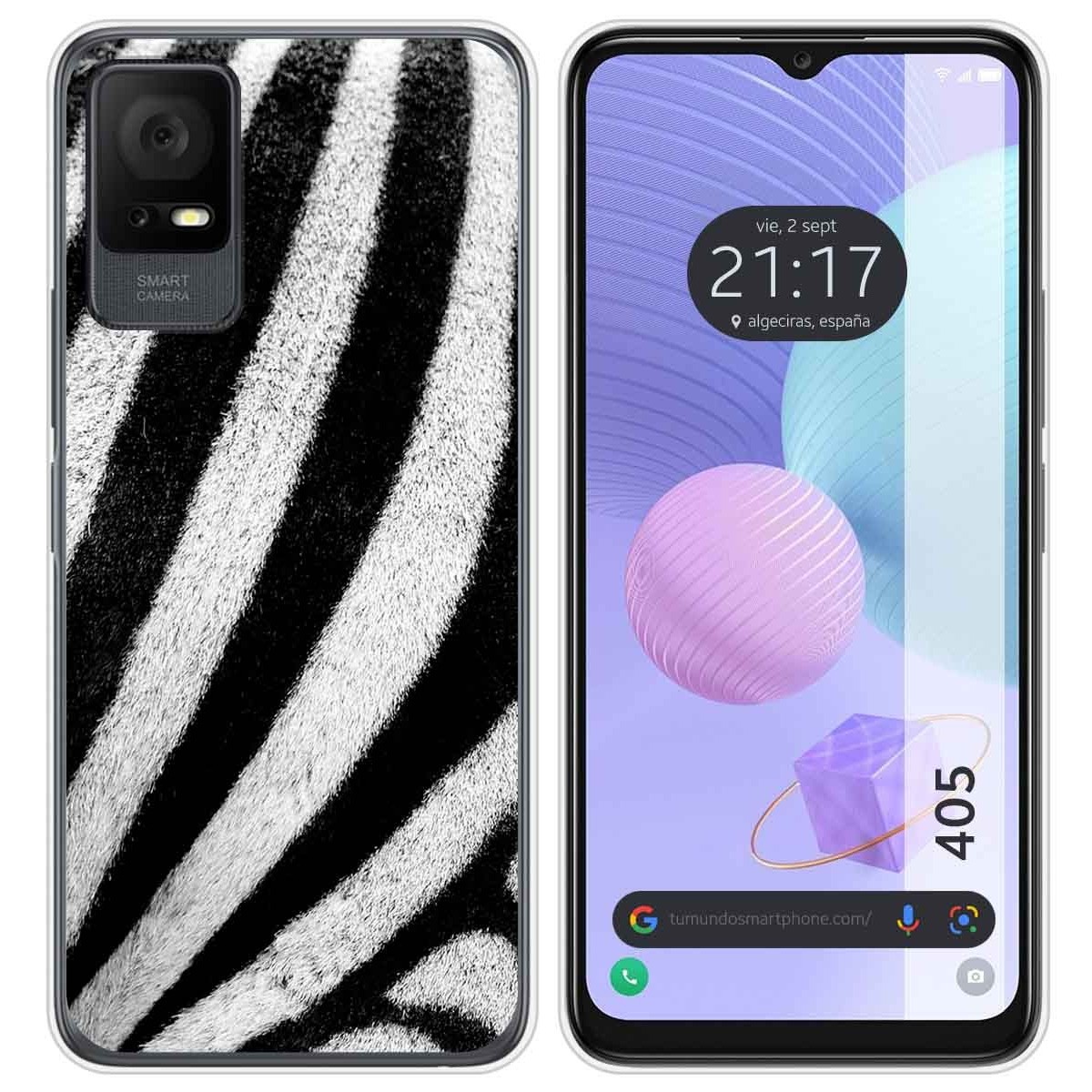 Funda Silicona para TCL 405 diseño Animal 02 Dibujos