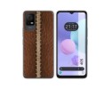 Funda Silicona para TCL 405 diseño Cuero 01 Dibujos