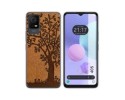 Funda Silicona para TCL 405 diseño Cuero 03 Dibujos
