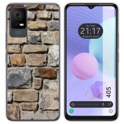 Funda Silicona para TCL 405 diseño Ladrillo 03 Dibujos