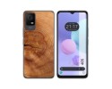 Funda Silicona para TCL 405 diseño Madera 04 Dibujos