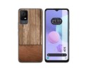 Funda Silicona para TCL 405 diseño Madera 09 Dibujos