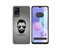 Funda Silicona para TCL 405 diseño Barba Dibujos