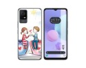 Funda Silicona para TCL 405 diseño Café Dibujos