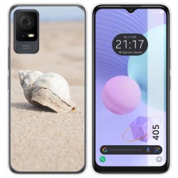 Funda Silicona para TCL 405 diseño Concha Dibujos