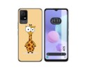 Funda Silicona para TCL 405 diseño Jirafa Dibujos