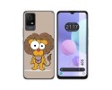 Funda Silicona para TCL 405 diseño Leon Dibujos