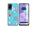 Funda Silicona para TCL 405 diseño Mariposas Dibujos