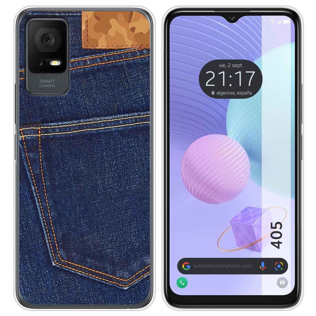 Funda Silicona para TCL 405 diseño Vaquero Dibujos