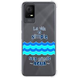 Funda Silicona Antigolpes para TCL 405 diseño Agua Dibujos