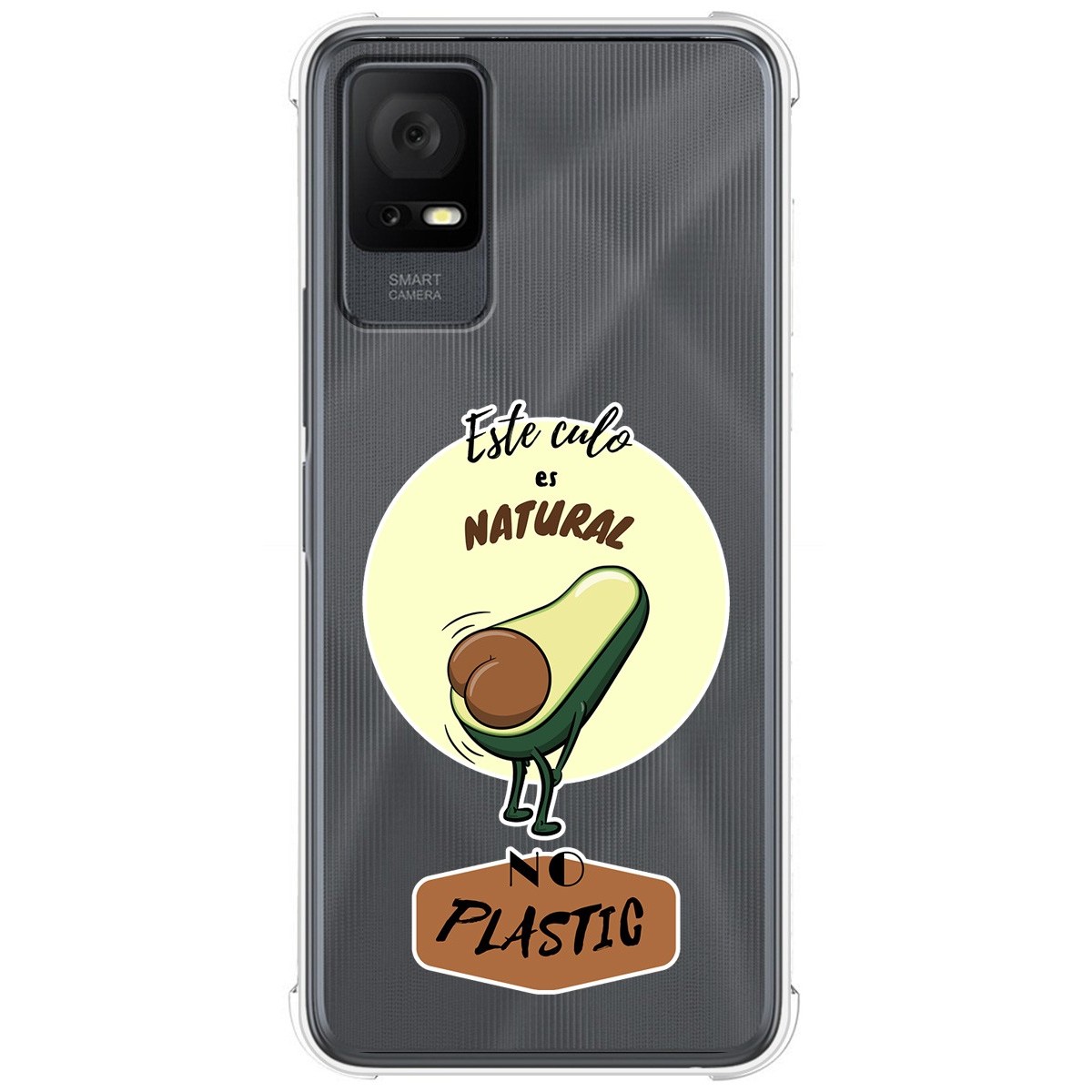 Funda Silicona Antigolpes para TCL 405 diseño Culo Natural Dibujos