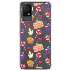 Funda Silicona Antigolpes para TCL 405 diseño Dulces 01 Dibujos