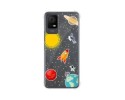 Funda Silicona Antigolpes para TCL 405 diseño Espacio Dibujos