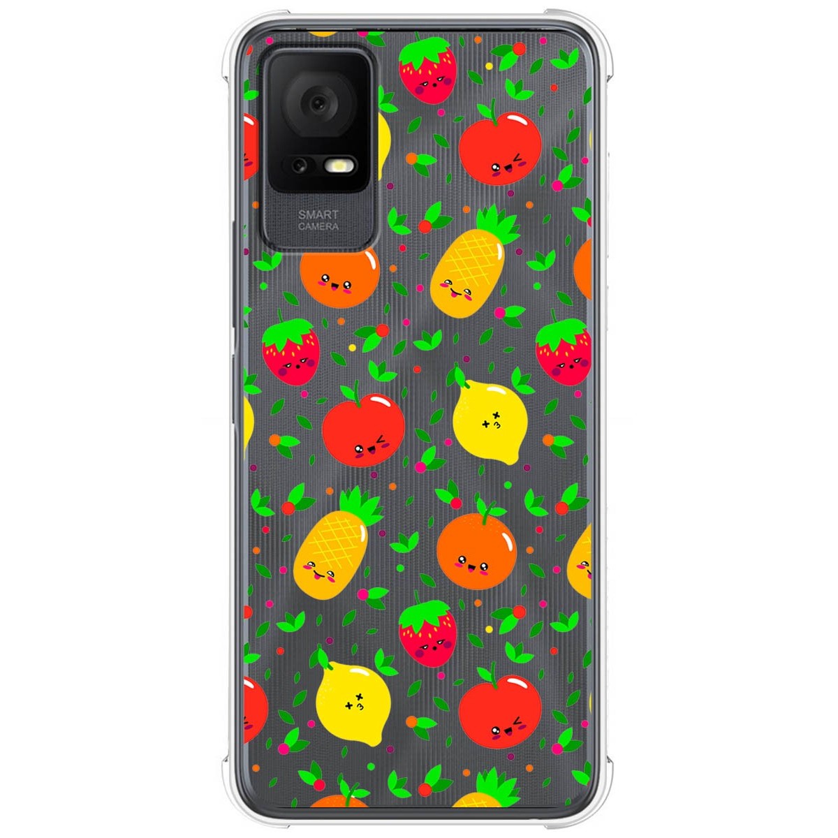 Funda Silicona Antigolpes para TCL 405 diseño Frutas 01 Dibujos