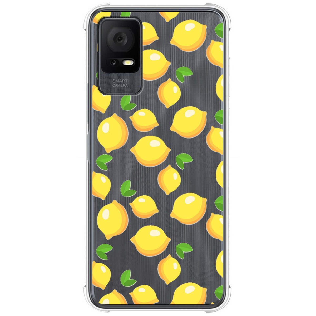 Funda Silicona Antigolpes para TCL 405 diseño Limones Dibujos