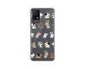 Funda Silicona Antigolpes para TCL 405 diseño Perros Dibujos