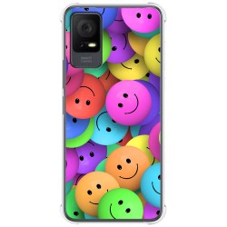 Funda Silicona Antigolpes para TCL 405 diseño Smile Dibujos
