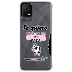 Funda Silicona Antigolpes para TCL 405 diseño Vaca Dibujos