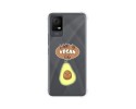 Funda Silicona Antigolpes para TCL 405 diseño Vegan Life Dibujos