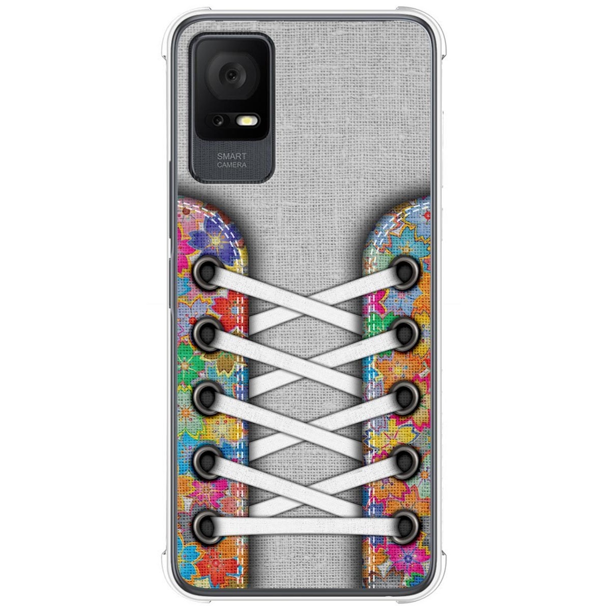 Funda Silicona Antigolpes para TCL 405 diseño Zapatillas 04 Dibujos